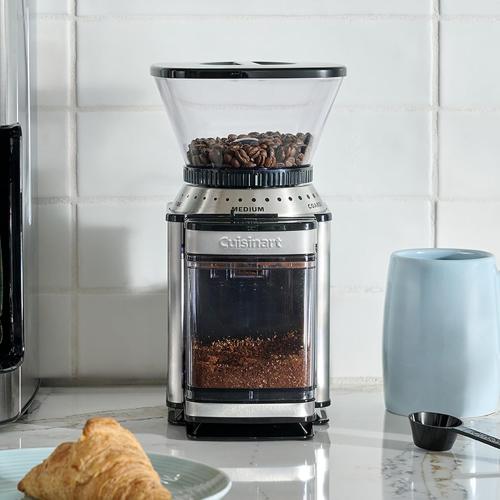 Cuisinart Coffee Grinder, Electric One-Touch Automatic Burr Coffee Grinder with 18-Position Grind Selector, Cup Size Selector for 4 – 18 Cups, DBM-8P1, Black Stainless