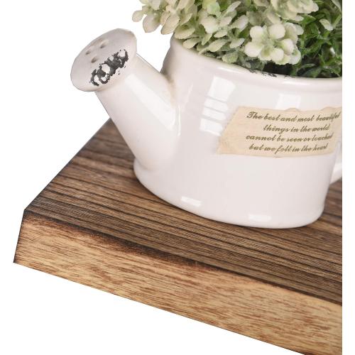36 Black Wood Floating Shelves for Wall, Wooden Wall Shelves for Bedroom, Wall Mounted Shelves for Living Room, Set of 4 36 Inch