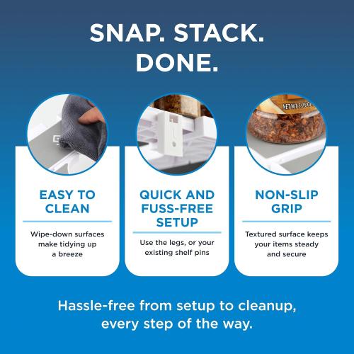 Spicy Shelf 3.0 - Expandable 2 Tiered Spice Rack Organizer for Cabinet & Pantry - Kitchen Seasoning Organizer - Cabinet Spice Racks for Inside Cabinets (Spicy Shelf Premium) - Home Organization