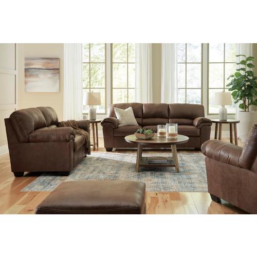 Size 69 x 36x 38 Signature Design by Ashley Bladen Faux Leather Loveseat, Brown