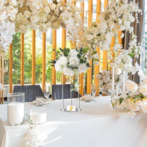 Teenyyou 8 Pcs 16 Inch Wedding Centerpieces for Tables Flower Stand