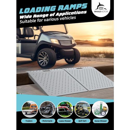WHALEMOTOR Shed Ramp 1PC, Loading Ramp for Riding Mower, 29 L x24 W, 750 lbs Capacity, Shed Storage Ramps for Sheds, Garages, Barns, ATV, Lawnmower, Golf Cart, Sturdy Anti-Slip Ramps