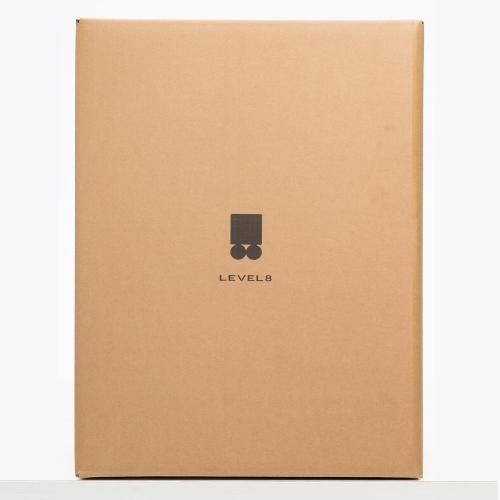 LEVEL8 Carry On Luggage with Compartment, 20 Inch Lightweight Hard Shell Rolling Suitcase with Wheels Airline Approved with Front Pocket, Double Tsa Locks, Grey