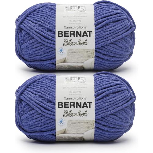 Bernat Blanket BB - 2 Pack of 220 Yards/10.5 oz Surf 100% Polyester Yarn