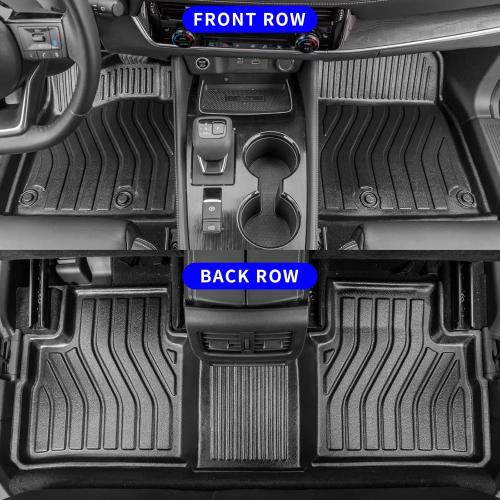 Rongtaod Floor Mats Compatible with 2021-2025 2026 Nissan Rogue Trunk Liner Cargo Mat Cargo Liner Back Seat Cover Protector 2024 Nissan Rogue Accessories (Floor Mats Backrest Mats Trunk Mat)