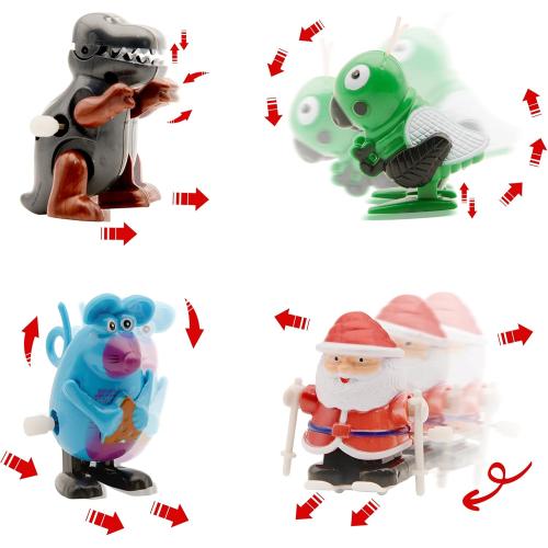 Wind Up Toy,28 Pack Assorted Clockwork Toy Set, Wind Up Animal Party Favors Toy Great Gift for Boys Girls Kids Toddlers(Contents and Color May Vary)