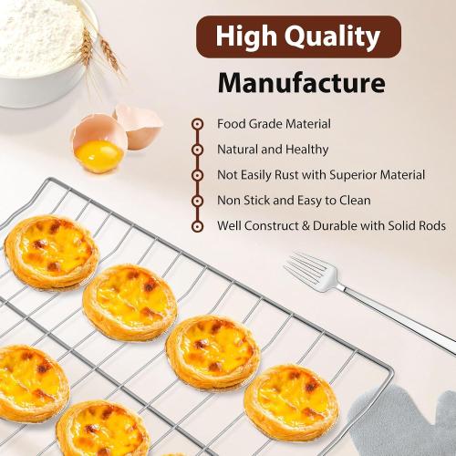 DG75-01001C DG75-01001D Oven Rack Repalcement for Samsung Oven Accessories | 304 Stainless Steel DG75-01001C Oven Rack for Samsung Oven Accessories NE63A6511SS NX60A6511SS NE59T4311SS 2Pcs