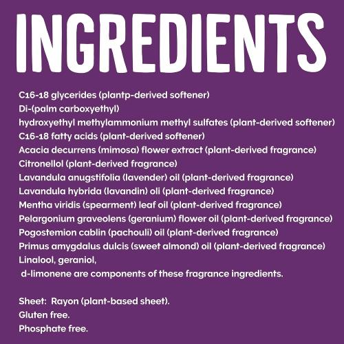 Seventh Generation Dryer Sheets Laundry Fabric Softener, Fresh Lavender Scent, 80 Sheets