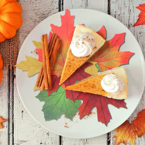 200 Pcs Parchment Fall Leaves Thanksgiving Cheese Parchment Decorative Cheese Paper Leaves for Plate Table Charcuterie Boards Food Serving Decoration