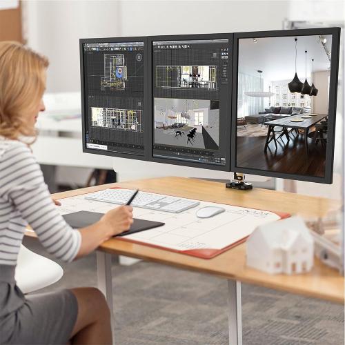 Gannyfer Desk Calendar 2025-2026 with Desktop Mat, Simplified Large 22 x 17 Desktop Pad Calendar, 18-Month Table Calendar from Jan 2025 to Jun 2026, Office Supplies Perfect for Home School and Office - Orange