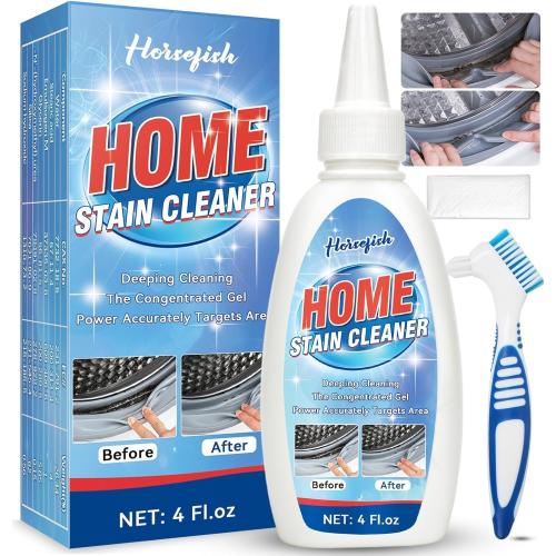Mold Stain Cleaning Gel, Household Washing Machine Cleaner for Washing Machine Seal, Refrigerator Strips, Grout Cleaner for Tile Sink Bathroom Shower, Front Load Washer Cleaning Solution