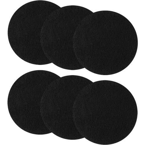 Resinta 6 Compost Bin Filters - Activated Carbon Compost Bin Replacement Filters (6.25 Inches)