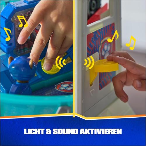 PAW Patrol: Rescue Wheels Super Loop Tower HQ, with Light, Sound, Vehicle Launcher, Chase Action Figure & Toy Truck, Kids Toys for Boys & Girls Age 3