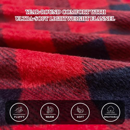 SIZE XXL U2SKIIN Couple Fleece Onesie Pajamas, Matching Plaid Hooded Zipper Pjs Set Christmas Jumpsuit Warm Sleepwear for Women & Men