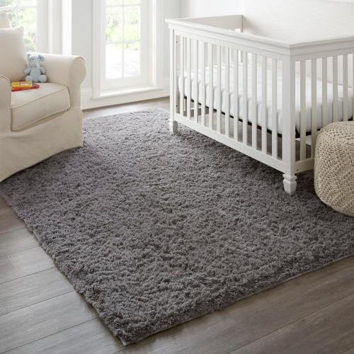 Ophanie 6x9 Area Rugs, Upgrade Non-Slip Fluffy Soft Rugs for Living Room, Large Shag Grey Fuzzy Plush Rug, Gray Shaggy Big Carpets for Bedroom, Kids Boys Girls Dorm Nursery Home Decor Aesthetic