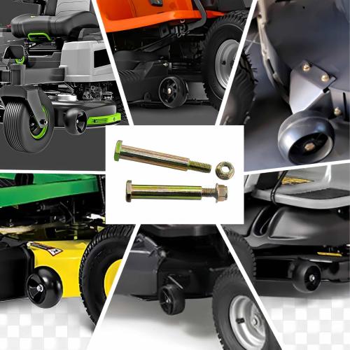 Deck Wheel Shoulder Bolt and Flanged Lock Nut Replaces 193406 184219 137644 532193406 532137644 738-3056 938-3056 for MTD cub Cadet,craftman.(2pcs Pack)