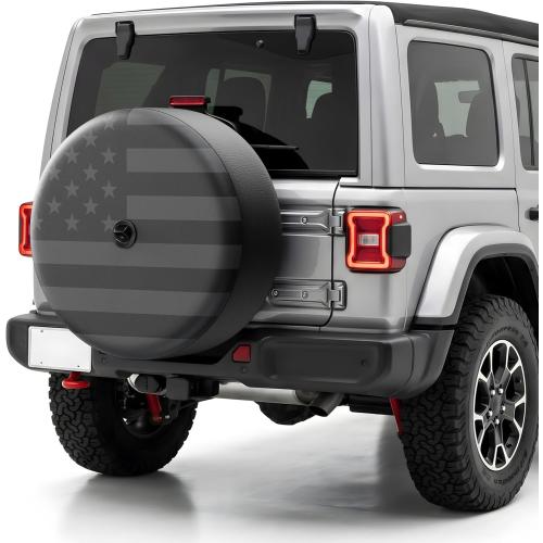 Moonet Tire Cover with Camera Hole, for Jeep Wrangler