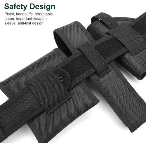 abcGoodefg Police Security Duty Belts Correctional Officers Ultility Cop Costume Belt Law Enforcement for Women Men Hunting