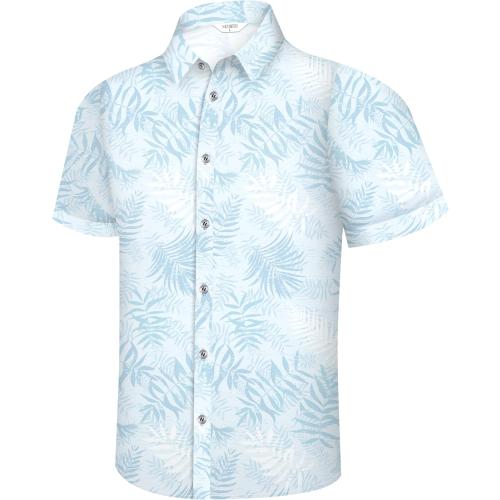 Hawaiian Shirt for Men, Tropical Shirts Casual Summer Button Down Short Sleeve Floral Shirt Vacation Outfits Cruise Shirt. Size small