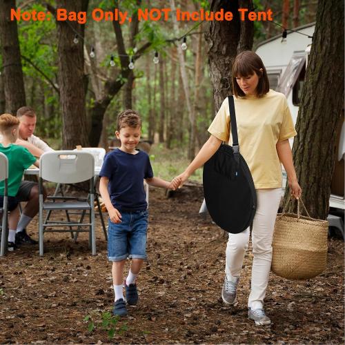 Xxerciz Carry Bag for Pop Up Privacy Shower Tent, Lightweight Replacement Bag with Shoulder Strap Compatible with Portable Toilet, Travel Storage Cover for Camping Beach (Only Bag)