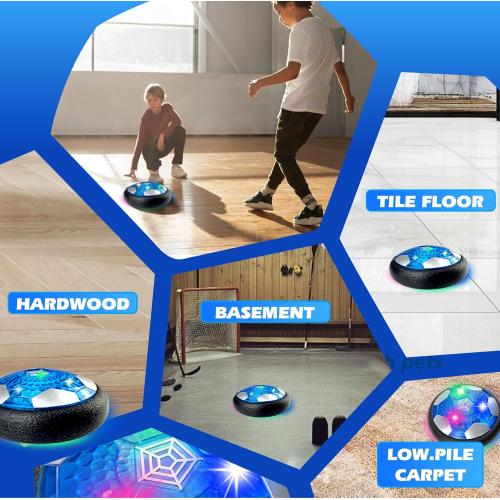Foneso 2 in 1 Hover Soccer Ball Set for 3 4 5 6  Year Old Boy Birthday Gift