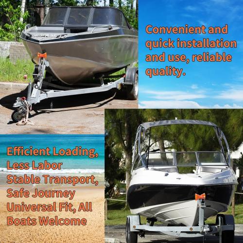 Size 3x4 Adjustable Boat Trailer Winch Post with 1200LB Boat Winch ,Winch Stand with Boat Roller for 3 W x 4 H Trailer Tongue ,Winch Mount for Speedboats, Fishing Boats & Motorboats