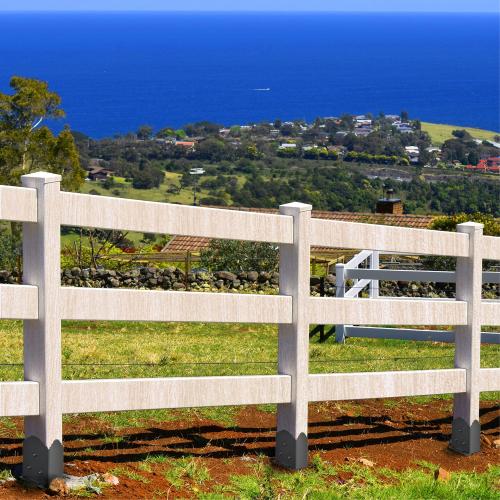 2 Pack Fence Post Anchor 4''x4'', Heavy Duty Fence Post Anchor Ground Spike 22''x4''x4'' for Fence, Mailbox, Bird Feeder, Decking,... with The Black Powder Coating Cover on The Surface