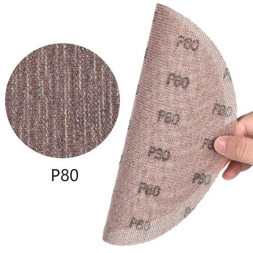 9 inch Mesh Abrasive Sanding Disc Dust Free Hook and Loop Mesh Sanding Paper Sheets 10 Pieces 80 Grit Sandpaper for Drywall Sander Wood Metal Car Polishing Grinding