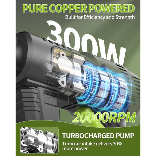 Cordless Pressure Washer Battery Powered; 990PSI Cordless Power Washer with 6-in-1 Nozzle, 23FT High-Elastic Hose, 21V Battery&Charger; Portable Handheld Pressure Washer Cleaner for Home, Car, Garden