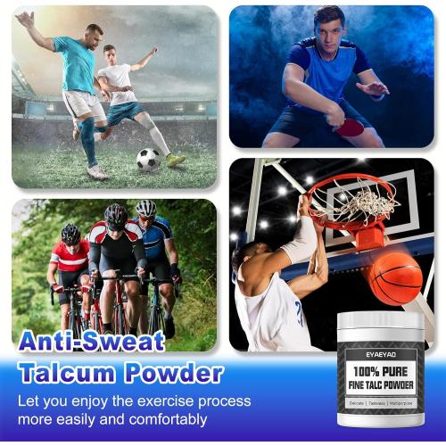 Super Purity Talcum Powder, Extremely Fine Talc Powder for Chalk Painting, Multiple Purpose Talcum Powder Unscented with Excellent Lubrication, for Bike (16 Ounces)