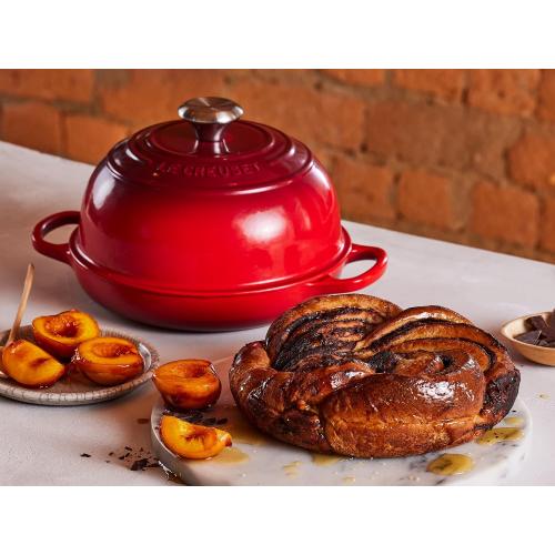 Le Creuset Enameled Cast Iron Bread Oven, Cerise