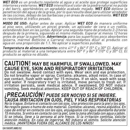 FILA Surface Care Solutions WET ECO Wet Look Sealer, 1 QT