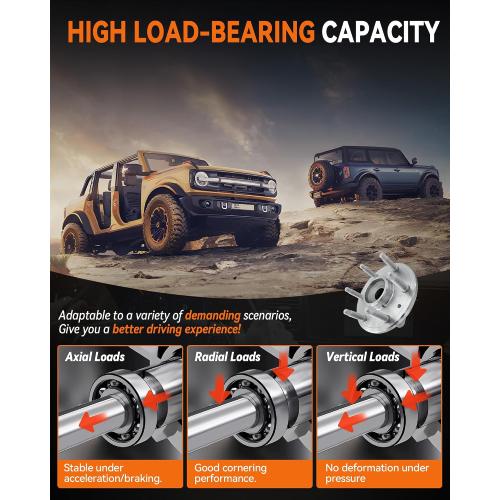 Pair  Front Wheel Bearing Hub