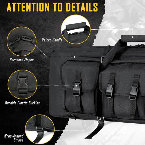 DULCE DOM 32/36/42/48/52 inch Double Rifle Case Soft Gun Bag for Rifles Pistols Storage & Transportation, All Around Shooting Range Tactical Backpack, Valentine Gifts for Him, Men, Boyfriend, Husband