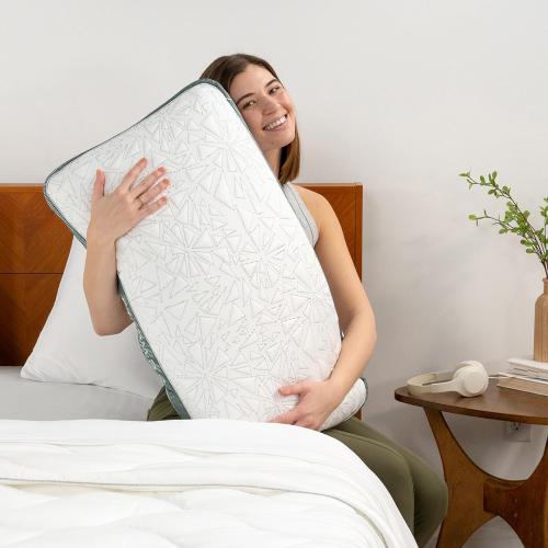 Bedgear Storm Performance Pillow 2.0 – Cooling Bed Pillow for Hot Sleepers, Medium Firm Support for All Sleep Positions – Dual-Sided Comfort, Breathable Air-X Mesh, Washable Ver-Tex Cover, 20” x 36”