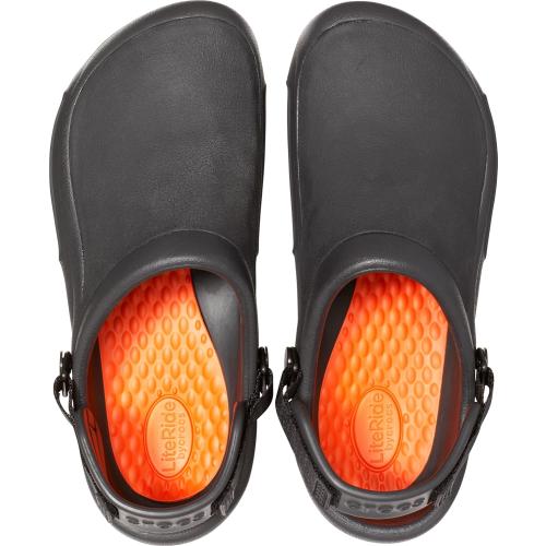 men's 7 women's 9 Crocs Men's and Women's Bistro Pro Literide Clog | Slip Resistant Work Shoes