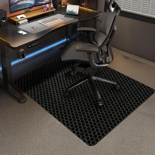 Vicwe Office Chair Mat for Carpet, 48x36 Anti-Slip Waterproof Floor Protector Desk Chair Mat for Rolling Chairs, Heavy Duty Chair Mat with Studs,Easy Glide Floor Mat for Home,Gaming