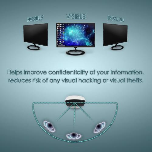 Privacy Screen Filter for 19 inches Desktop Computer Monitor, Screen Protector size is 16.1 inch width x 10.1 inch height. Anti Blue Light and Anti Glare