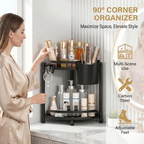 ZVZM Bathroom Counter Organizer, Vanity Countertop Storage