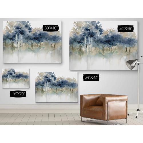 Wexford Home Waters Edge I - Gallery Wrapped Canvas Art Print, Multicolor ( see the pictures for damage )