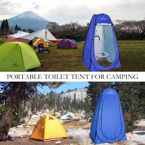 Your Choice Pop Up Shower Tent 47.2 Wx74.8/82.7 H Privacy Changing Tent | Waterproof Silver Coating Portable Shelter with Carry Bag for Camping, Beach, RV, Hiking, Fishing