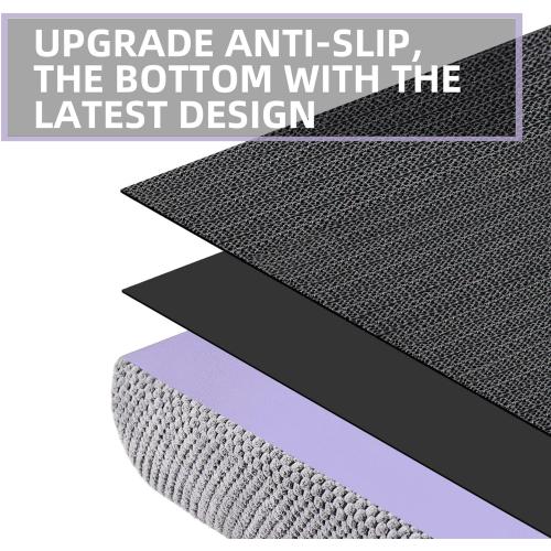 Chic Threads Dog Stairs for Small Dogs, 3-Step Dog Stairs for High Beds and Couch, Pet Steps for Small Dogs and Cats，Non-Slip Stable Indoor Dog Steps