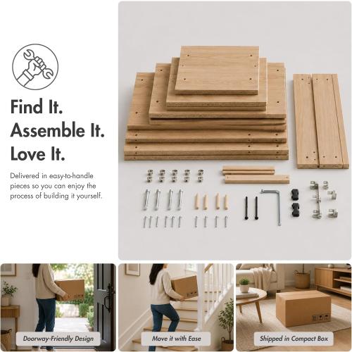 Homes: Inside   Out Apexa 4-Cube Storage Organizer Shelves, Stackable Wood Bookcase Fits Cubby Bins for Organization, Dorm Teen Room Decor & Home Office, White