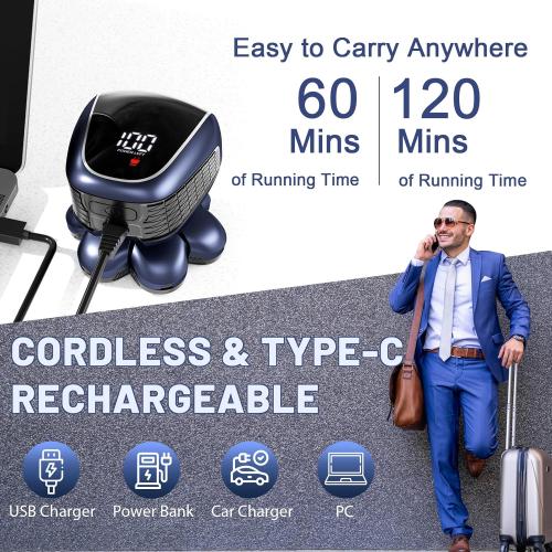 Head Shavers for Bald Men: 5-in-1 Electric Razor - Waterproof Wet Dry Shaving - Professional Grooming Kit for Balder