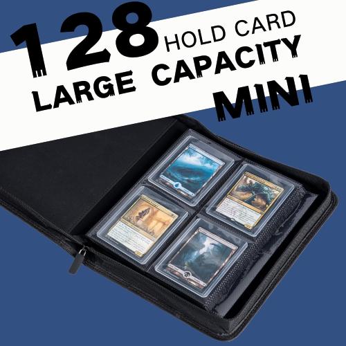 Top loader Binder, Holds 128  Toploaders（Purple)