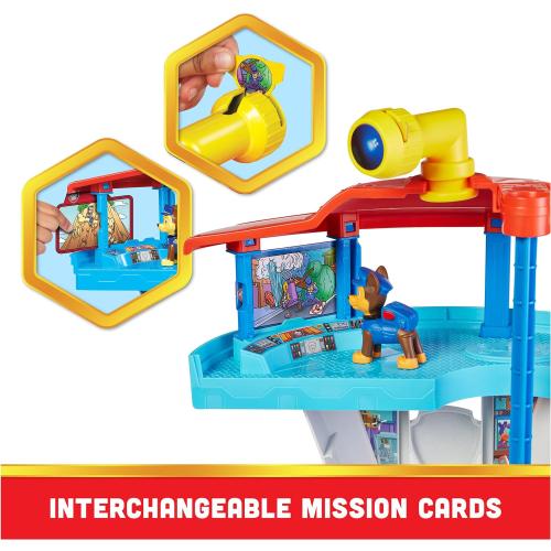 Paw Patrol Lookout Tower Playset with Toy Car Launcher, 2 Chase Action Figures, Chase’s Police Cruiser and Accessories, Kids Toys for Ages 3 and up