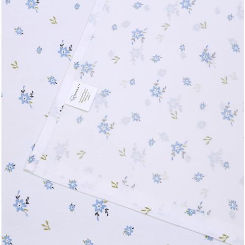 RUVANTI 100% Cotton Sheets Queen Size Set, 4 Pieces, Soft & Breathable Percale Weave Bedding, Deep Pocket 16, Hotel Standard, Crisp Cool Feeling, Durable, Perfect Floral Bed Sheet, Phulkari