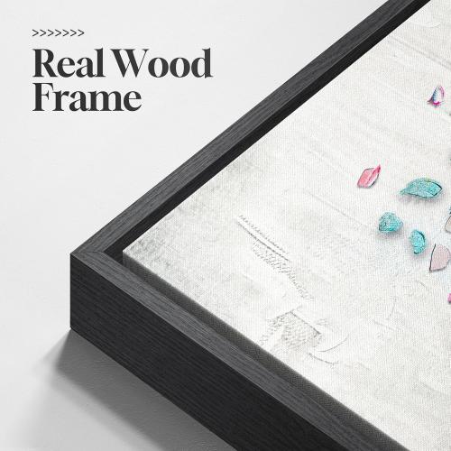 Large Framed Tree of Life Colorful Wall Art, Modern Canvas Prints Paintings Artwork for Walls, Bright Big Tree Pictures for Living Room Fireplace Dining Room Bedroom Office Wall Decor 30x60 Inch