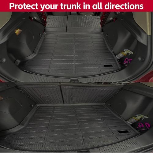 Naibeve Floor Mats for Jeep Wrangler JK 2-Door 2014-2017 - All Weather Custom Fit for Jeep Wrangler JK Floor Mats & Cargo Mats & Backrest Mats Accessories