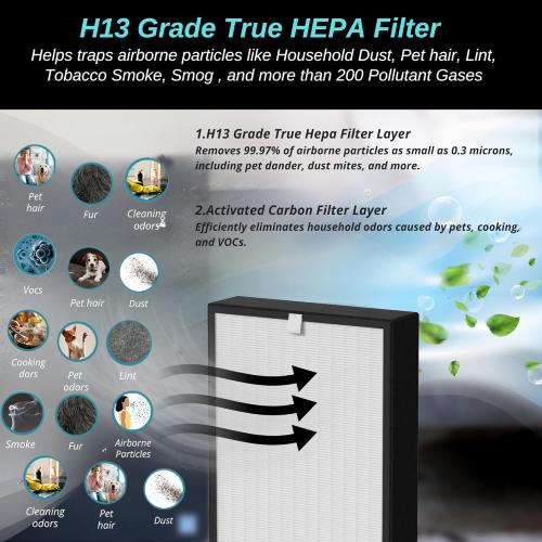 75i Replacement Filter - for Breathesmart 75i Air Purifier - H13 Grade True Hepa Filter - Replaces B7-Fresh/Pure/Pet/Odor/MP-Pet